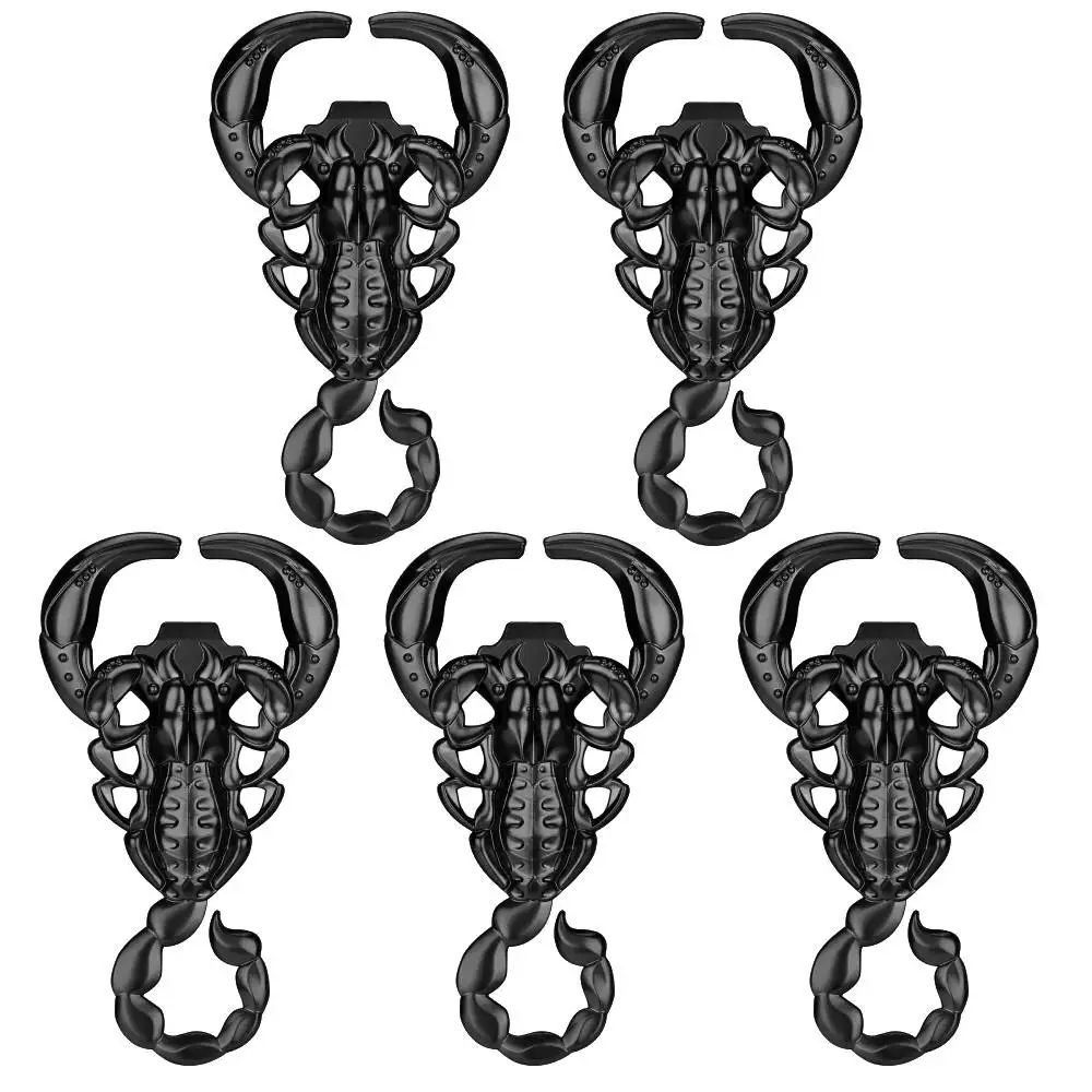 

5pcs Pack Bronze/Grey Black/Black Scorpion Shaped Beer Bottle Opener Zinc Alloy Creative Scorpion Bottle Opener for Bar Party