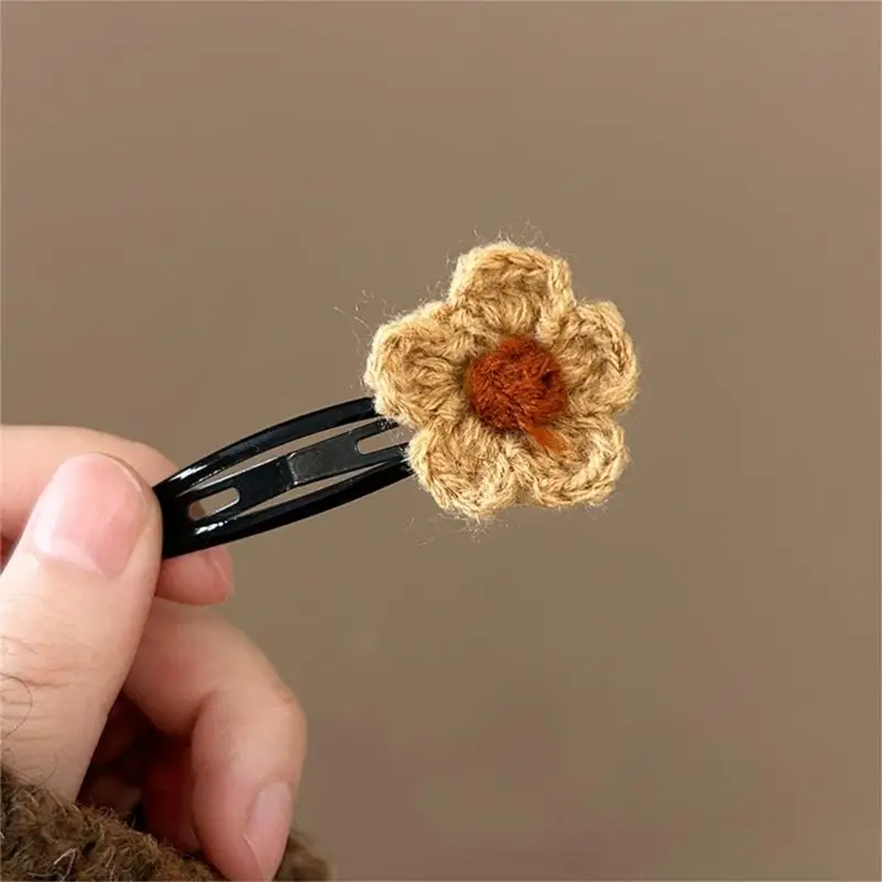 

31BB 5 шт. Unqiue пряжа для вязания крючком аксессуар для волос легкий дизайн шпилька для девочек и женщин