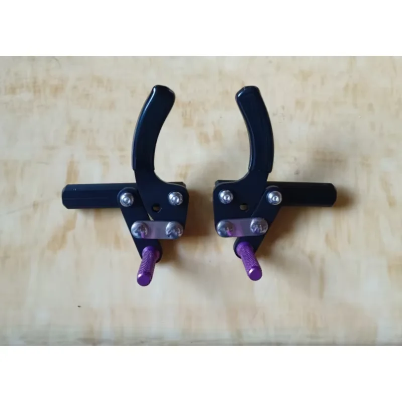 1PAIR  General Sports Wheelchair Aluminum Alloy Downward Pressure Brake Tube Clamp Installation,Wheelchair  Accessories