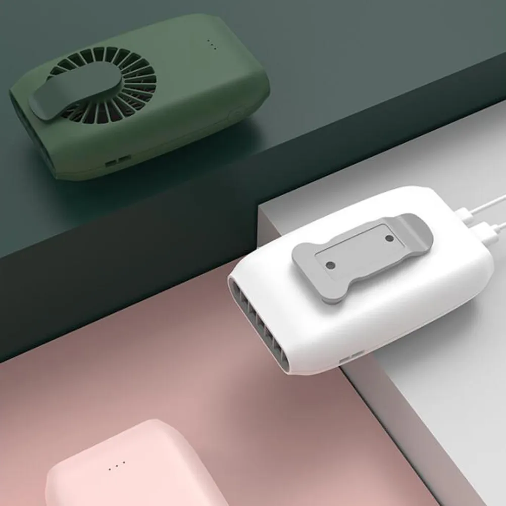 

Портативный мини-вентилятор на пояс, 1 шт., легкий, перезаряжаемый через USB, для личного использования, для жаркого лета, путешествий, активного отдыха, естественный ветер