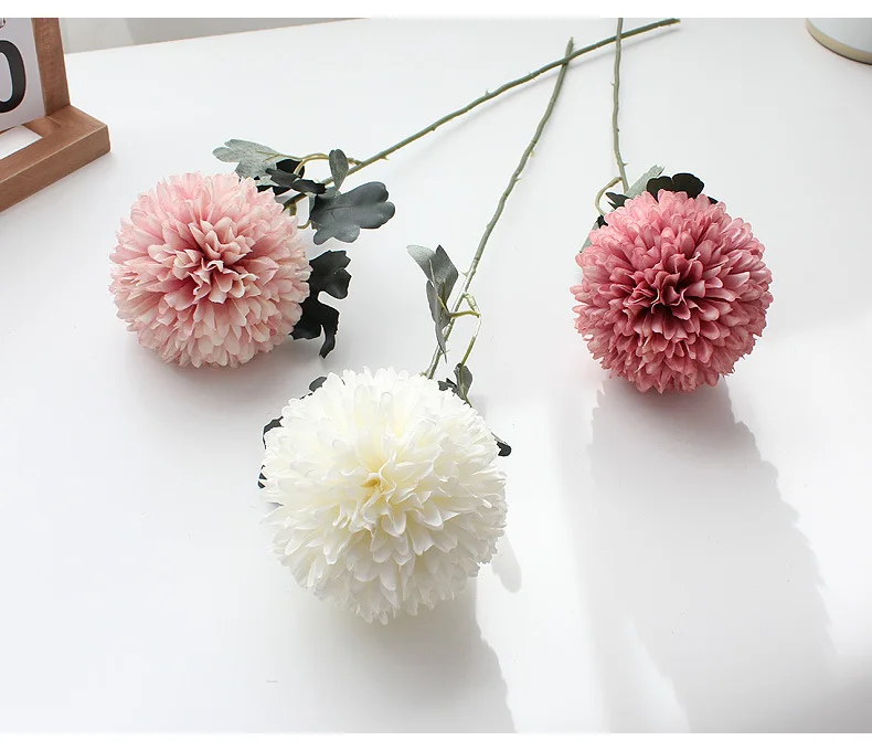 10 Stück Künstliche Löwenzahn-Seidenblumen DIY Brautstrauß Hochzeitsdekoration Blumenzwiebelkugeln Heim-Party Tischdekoration – Detail 4