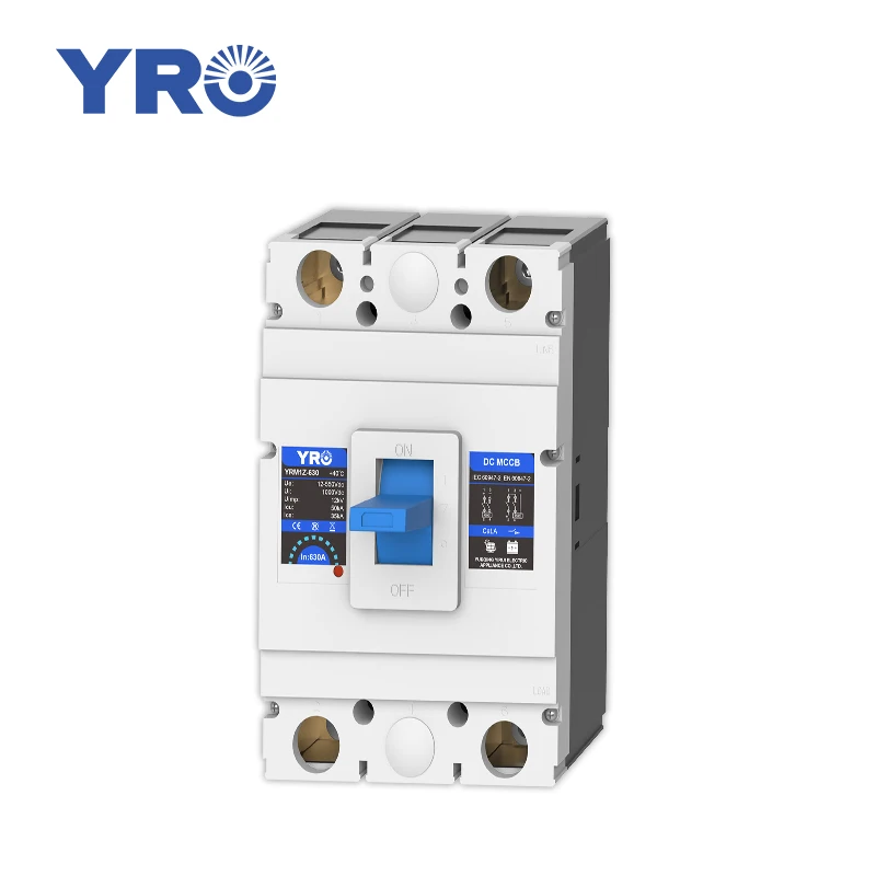 250A DC MCCB Solar Molded Case Circuit Breaker 2P 550V 160A 200A Overload Protection Switch Protector for Solar Photovoltaic