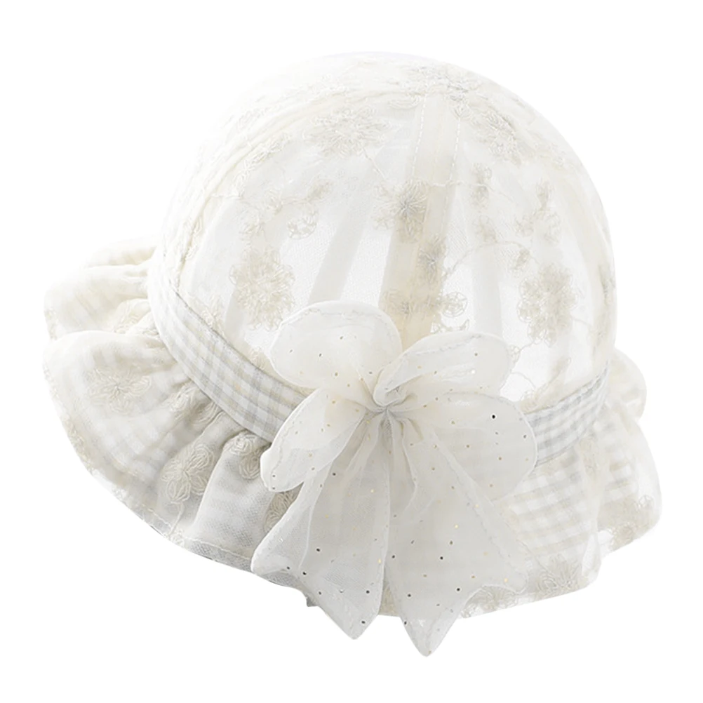 

Summer Thin Sun Hat Babies Girls Fisherman's Child Lace Hats Childrens Baby Infant Childs