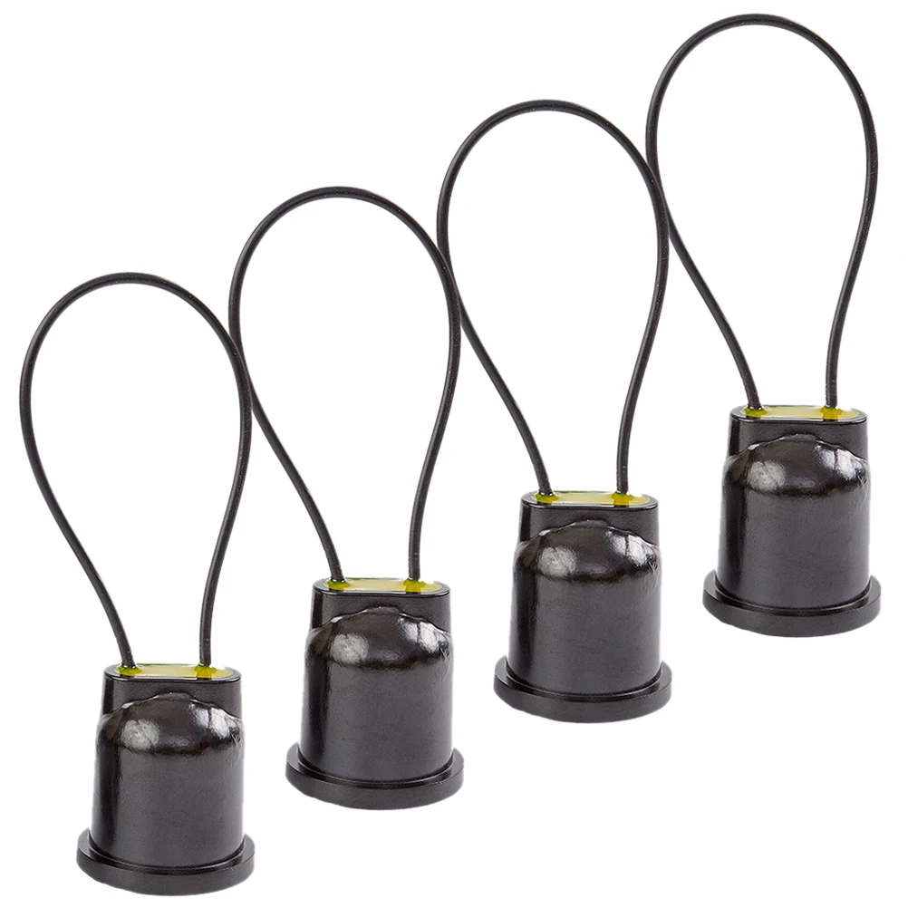 

4pcs Waterproof Hanging Lamp Head E27 Screw Base Flame Retardant Light Fixture Socket for LED Bulb Home Outdoor Use