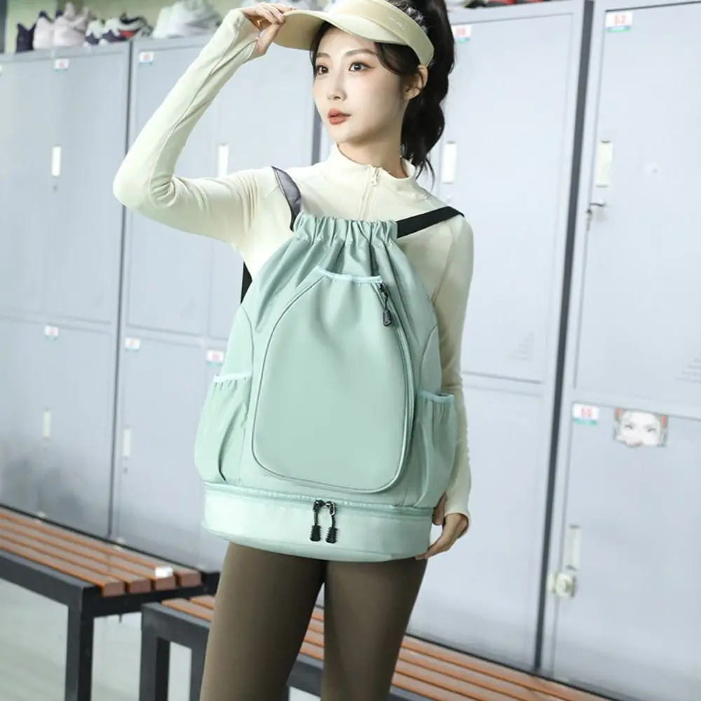 2 Rackets Tennis Racket Backpack Large Capacity Waterproof Gym Pack Adjustable Strap with Shoes Pocket Badminton Sports Bag