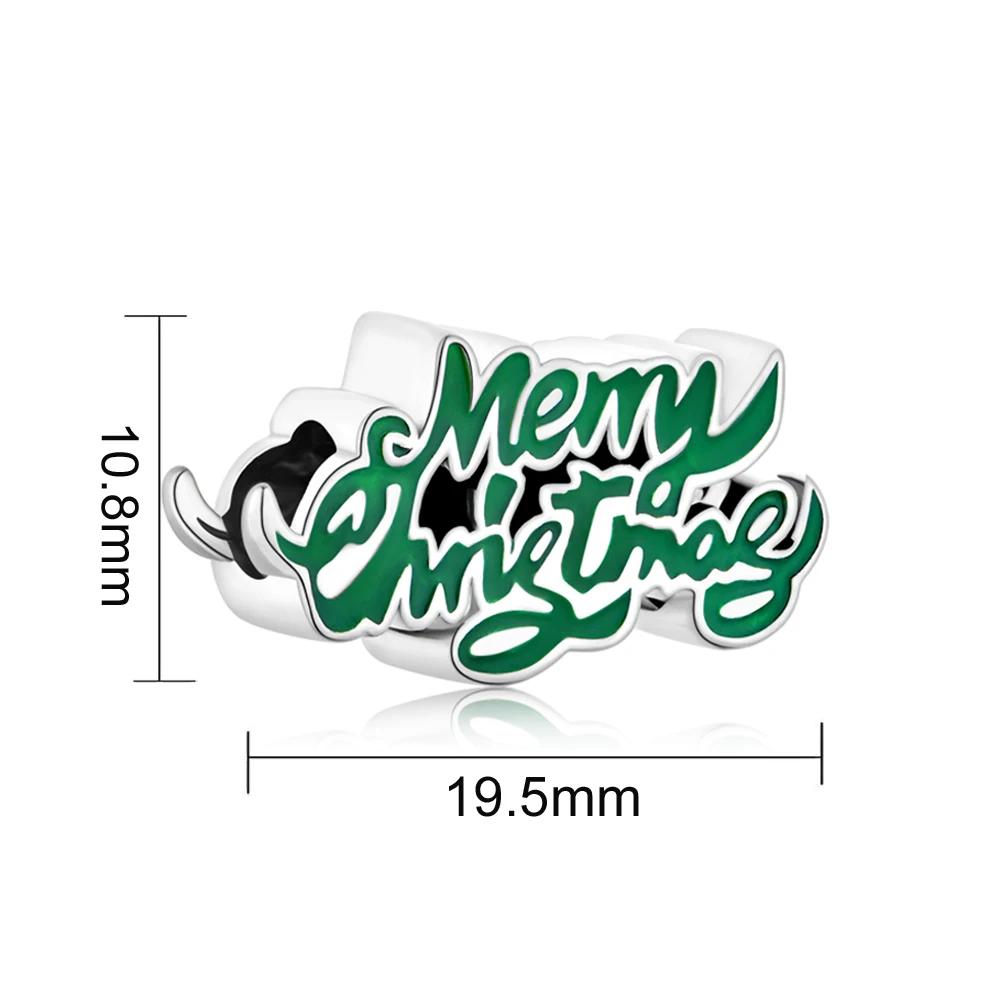 Hot Sale Silver Plated Elk Santa Claus Snowman Charms Beads Fit Pan Bracelet Making For Woman Christmas Jewelry Fashion Pendant
