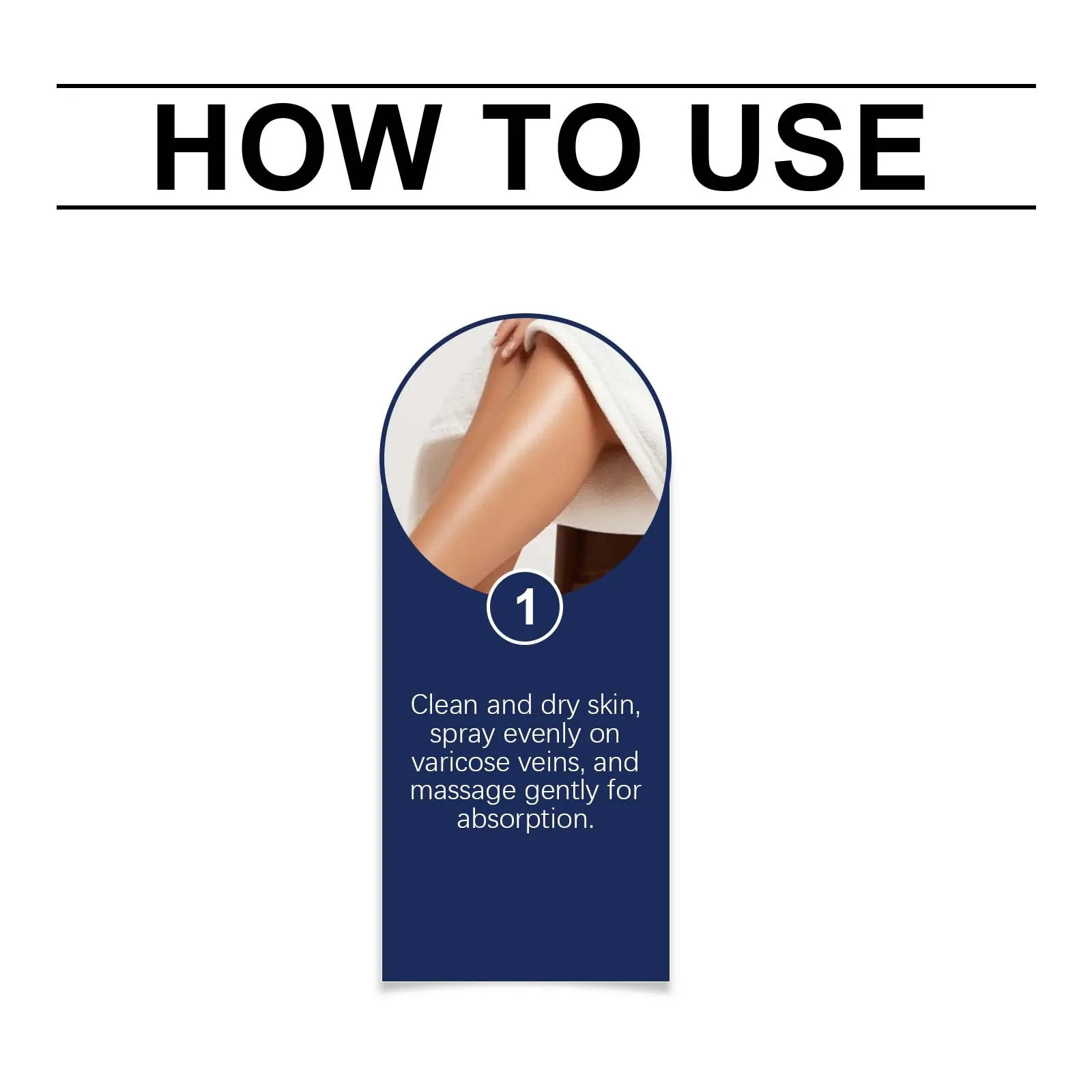 Spray per vene varicose Vasculite Flebite Trattamento ragno Allevia l'inconforto delle gambe Promuovere la circolazione sanguigna Vene Spray lenitivo