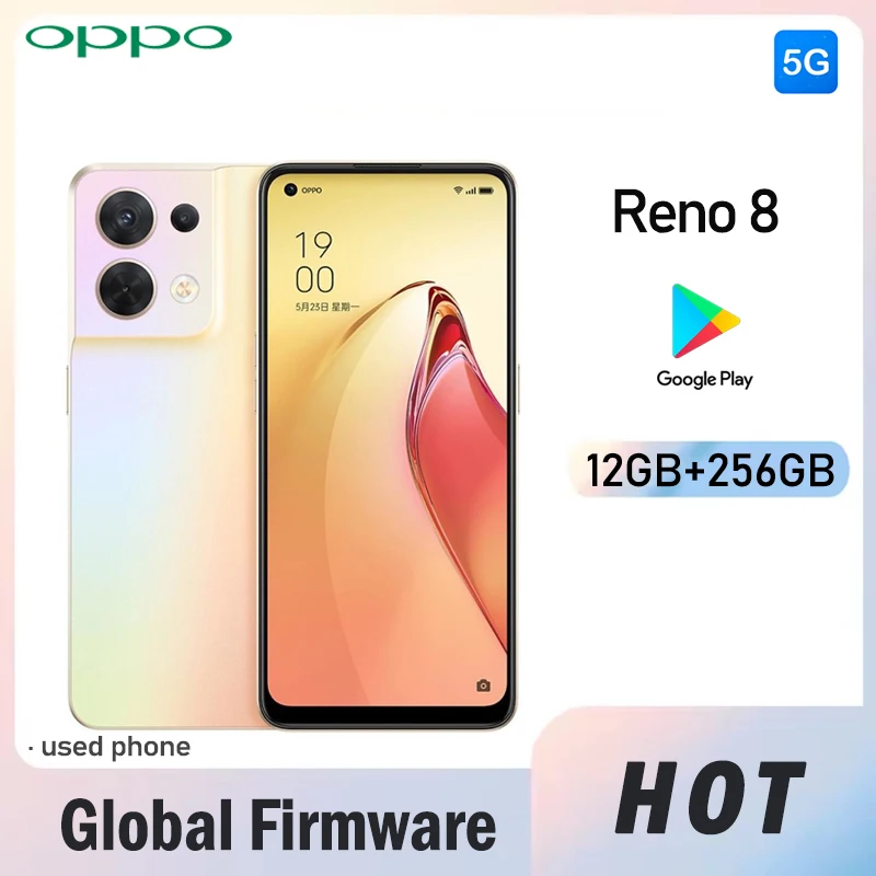 OPPO Reno 8 5G smartphone Global firmware MTK Dimensity 1300 6.43