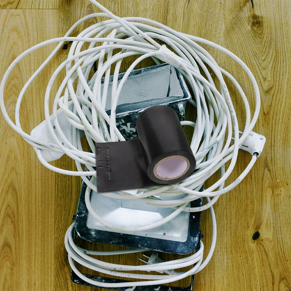 1 Roll 20M Black Electrical Tape PVC Insulation Tape for Wiring Plumbing Hose Repair Outdoor Indoor Use Weather Resistant