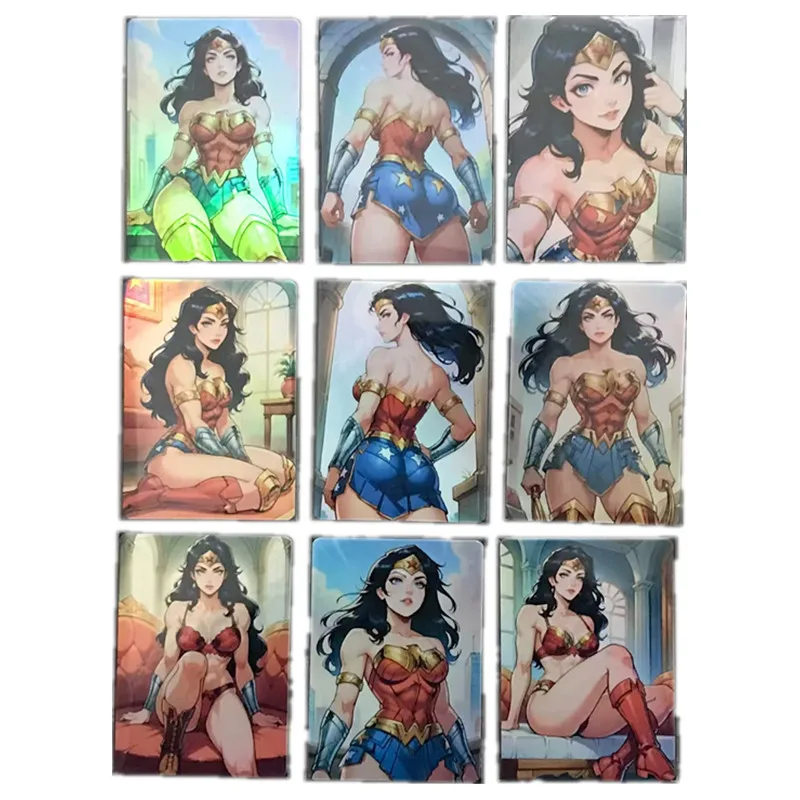 

9 шт./компл. аниме-карта DC Comics Wonder Woman Diana Prince Wonder Woman ACG сексуальная телесная карта игрушка подарок игра DIY коллекционная карта