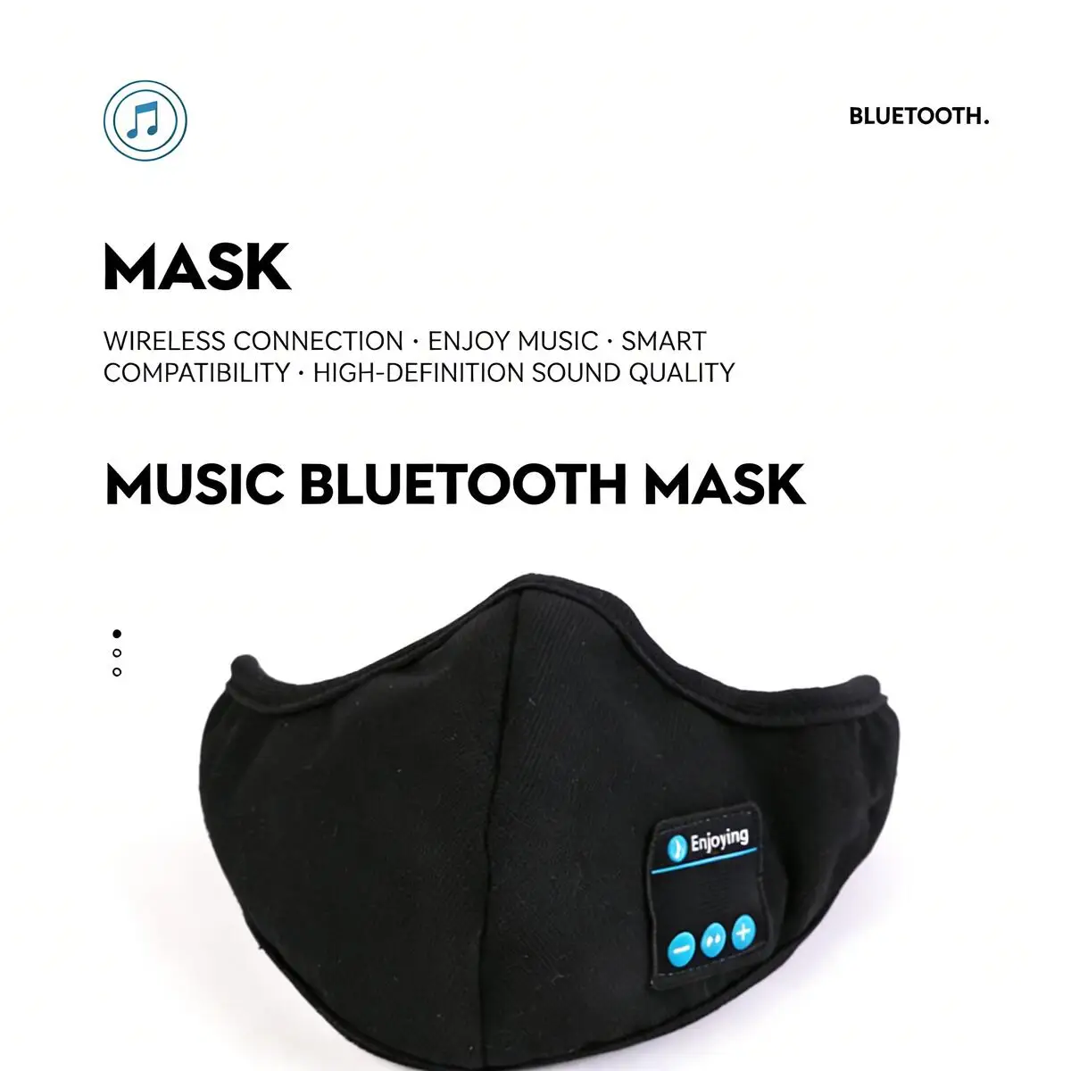 

Winter Outdoor Warm Bluetooth Mask Headset Detachable Earphones Dustproof Windproof Anti-Smog Washable for Music HD Call Gifts