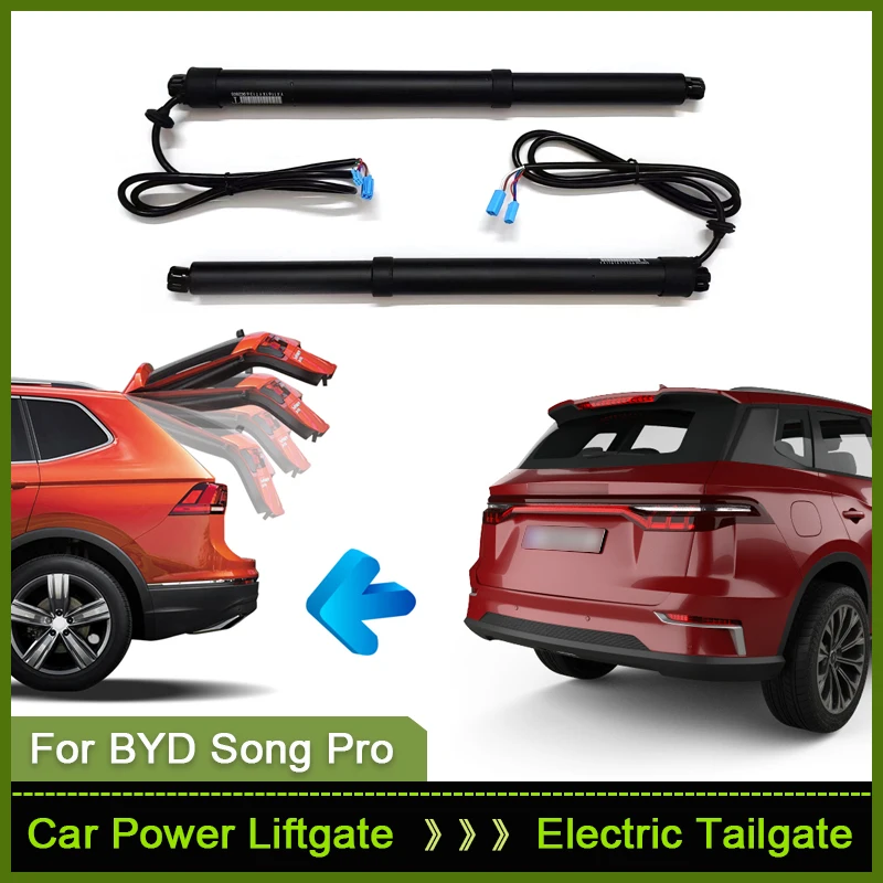 For BYD Song Pro 2019~2024 Car Electric Tailgate Lift System Kit Auto Tail Gate Opener Automatic Lifting Rear Door for Trunk