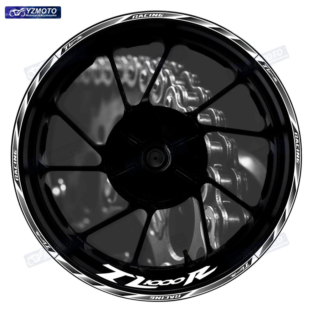 

Для мотоцикла TL1000R 17-дюймовые наклейки на передние и задние гоночные колеса, светоотражающий обод автомобиля, велосипедная лента для ступицы мотоцикла, наклейка, наклейка