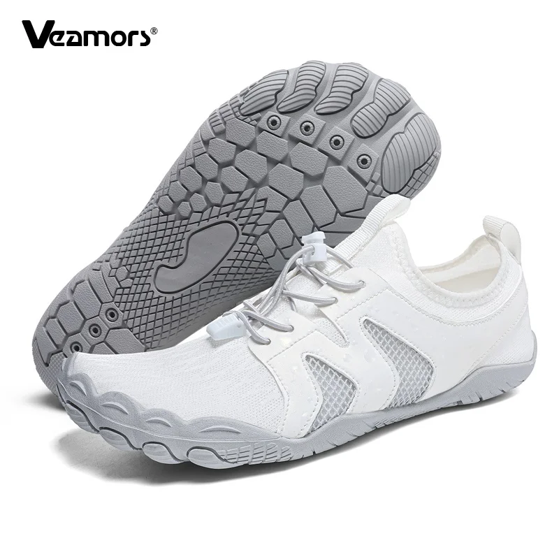 速乾性ビーチシューズメンズサマーウォータースポーツシューズ軽量通気性アクアシューズ女性用アウトドアウェーディングスニーカー滑り止め