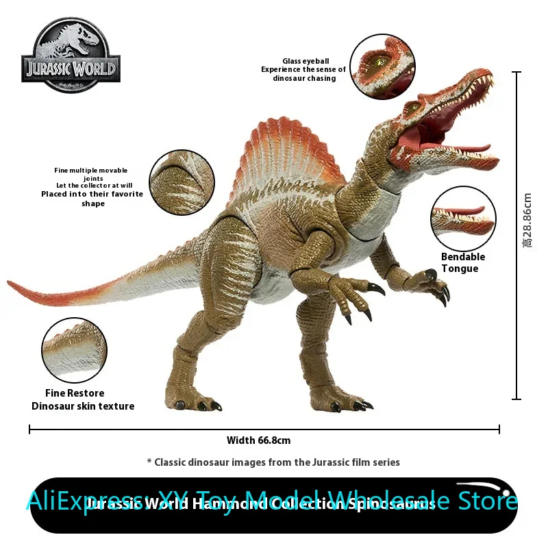 جديد الجوراسي هاموند جمع سبينوصور عمل نموذج لجسم لعبة الديناصورات عالية الجودة هدية عيد ميلاد للأطفال #3