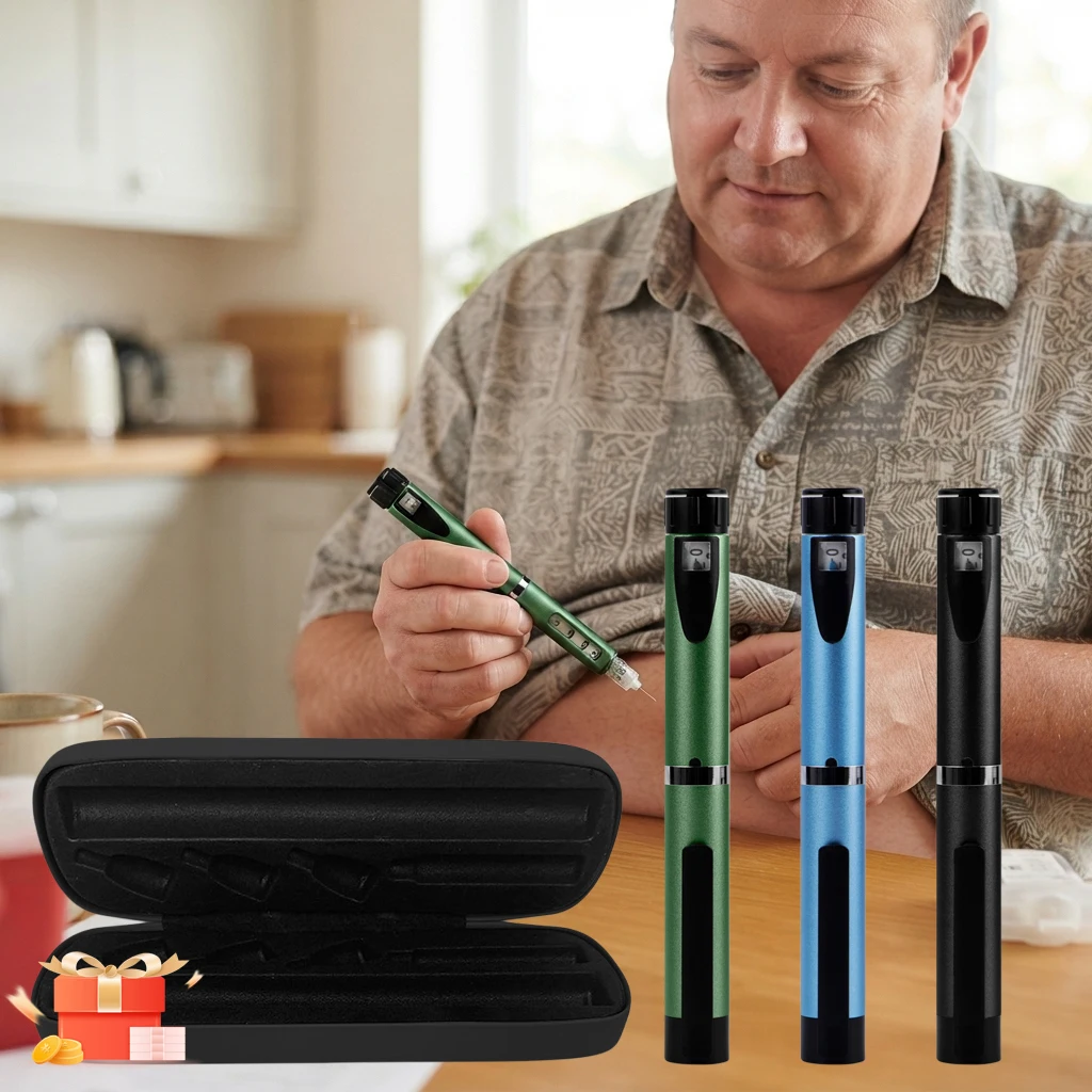 Stylo injecteur d'insuline magique, stylo à peptides, contrôle précis de la dose, compatible avec les cartouches d'insuline de 3 ml, esthétique médicale
