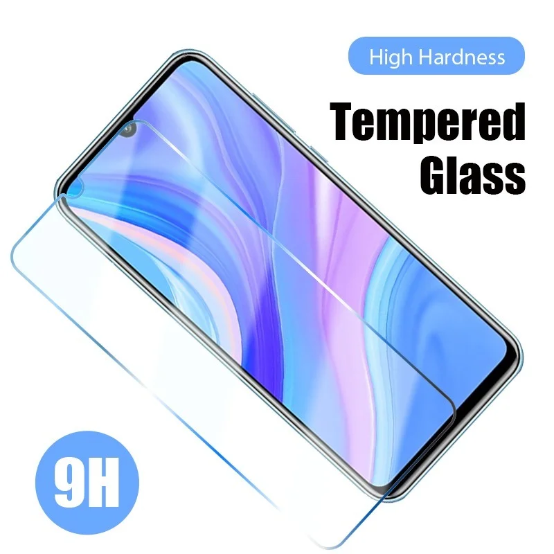 Schutz glas für huawei y9a y9s y8s y7a y6s y8p y7p y6p y5p gehärtetes Glas auf huawei y9 prime 2019 y7 y6 y5 2018