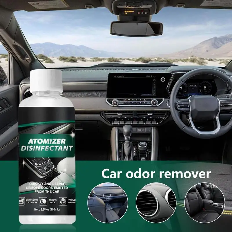 

Odor Eliminator For Car 100ml Car Area Deodorizer Air Freshener Auto Fragrance Air Vent Odor Eliminator Car Fresheners Long