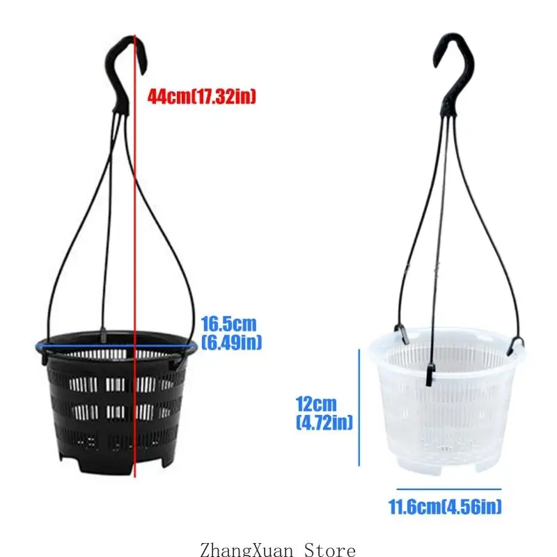 Meshes Pot Root Control Orchidee atmungsaktiv Wachstum Container Drainage Loch 3 x – Detail 6