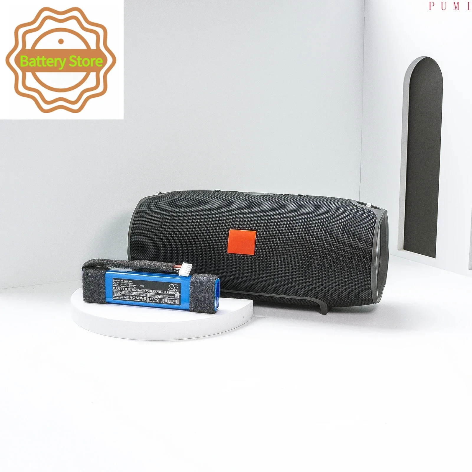 CS Replacement Battery for JBL Xtreme Splashproof PN:GSP0931134 02 5000mAh / 37Wh