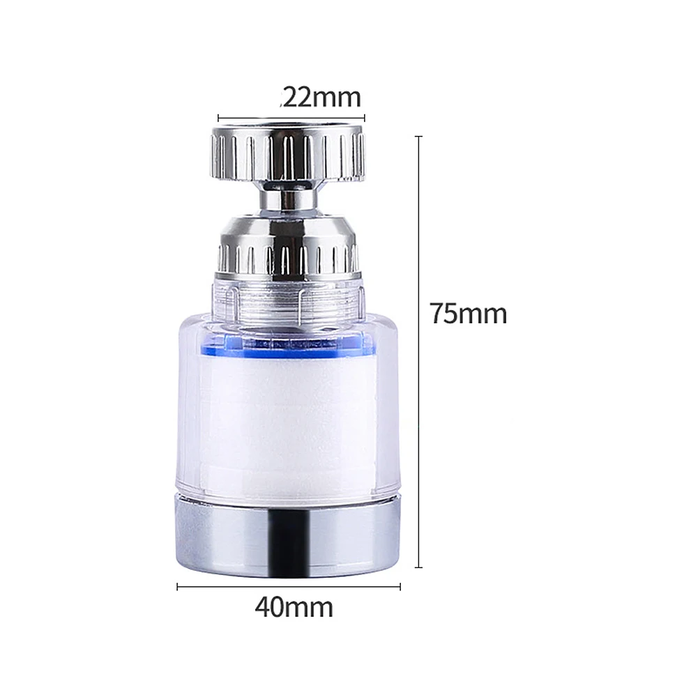 360 Degree Rotating Faucet Filters Bubbler Mount Anti-splash for Household Kitchen Bathroom Faucet Water Clean Filter Purifier image 5