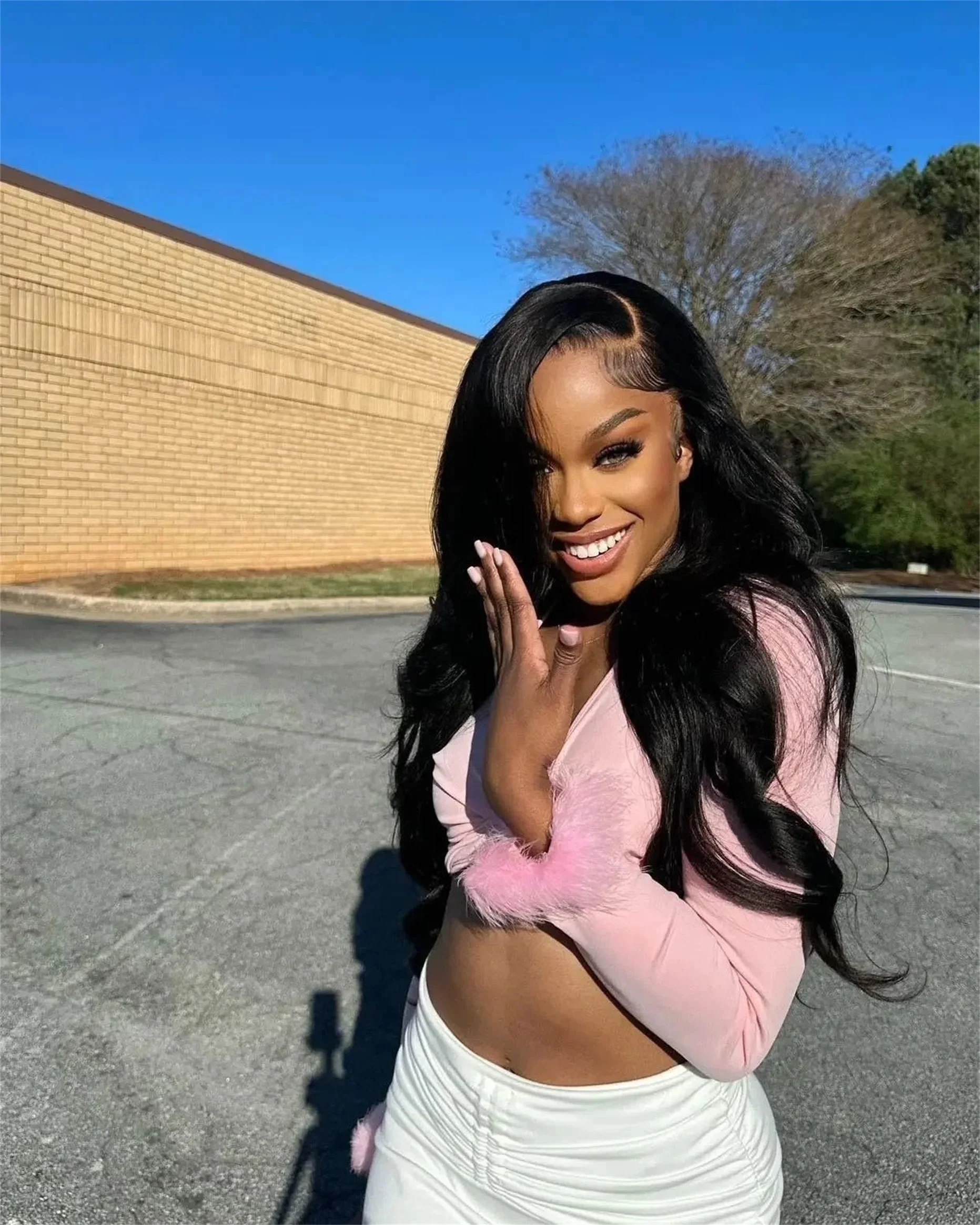 ≥98% Human Hair Wigs 360 HD Lace Frontal Wig Body Wave 30 40 42 44 Inch 200% Real Density For Black Women 13x4 13x6 Transparent HD Lace Wig Pre Plucked