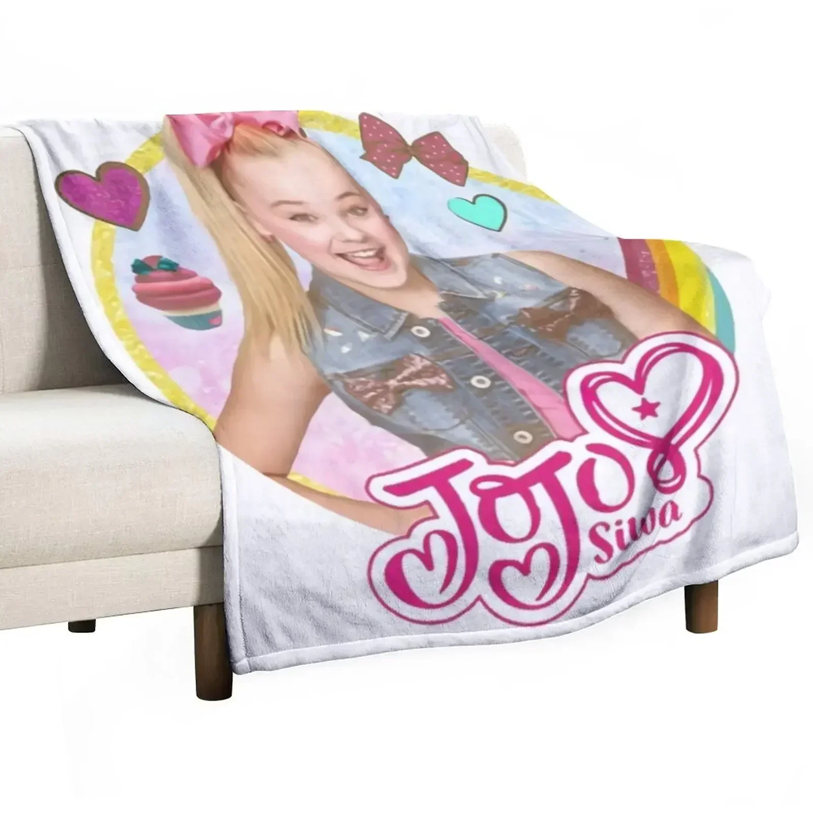 

jojo siwas Throw Blanket Blankets For Bed Thermal Baby Cute Plaid Blankets