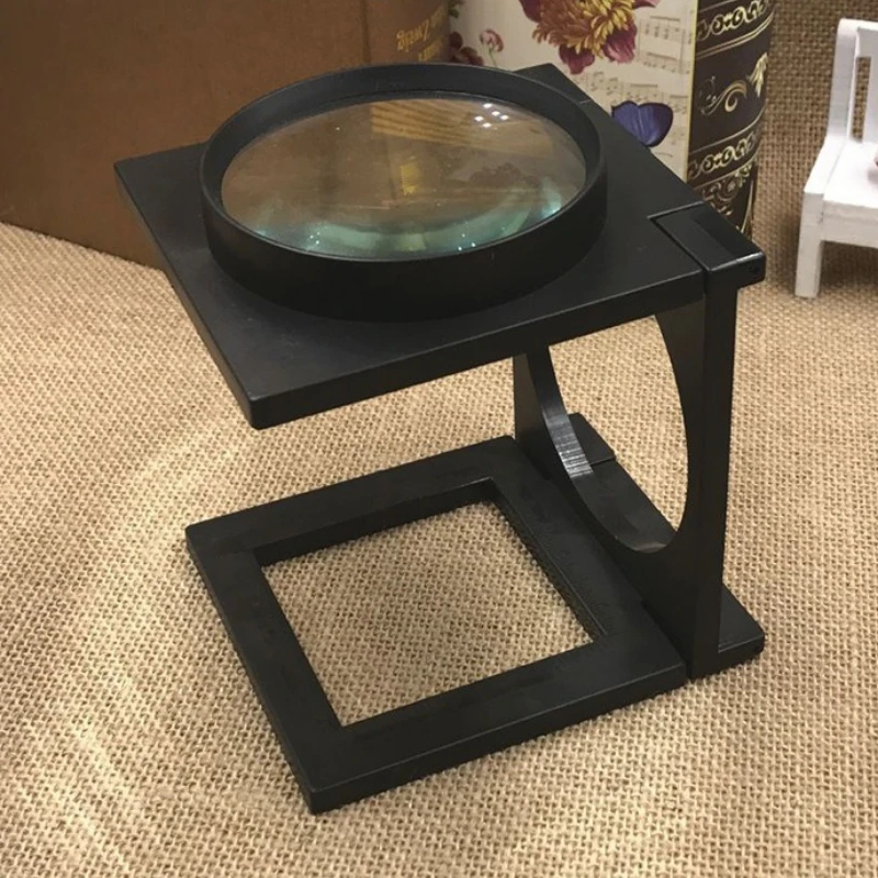 

5X 65mm Loupe K9 Optical Glass Magnifying Glass Plastic Three-Folding Cloth Mirror Cropped Pigeon Eye Magnifier Glasses