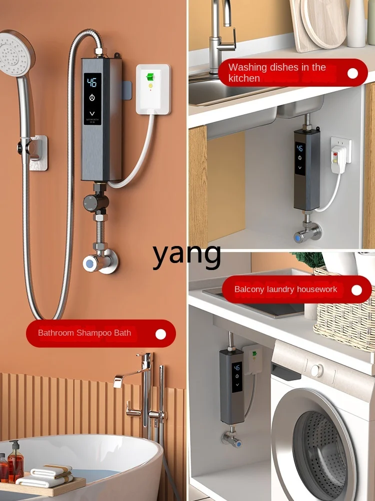 L'm'm-Chauffe-Eau Électrique Instantané, Petit Appareil Ménager, Température Constante, Douche, Bain Rapide