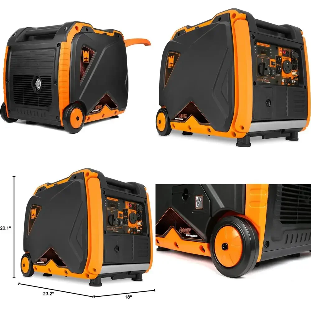 

Ultra-Quiet 4500W Electric Start Dual Fuel RV Inverter Generator with Auto Start Feature