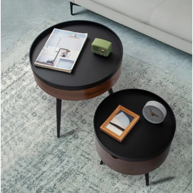 Side Table Middle Aesthetic Room Furniture Lightweight Corner Tables Modern Coffee Low Mini Living Mesa Wooden Nordic Desks