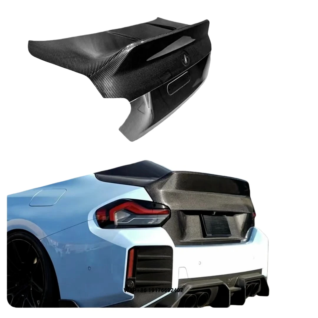 

Suitable forBMW M2 Carbon Fiber Carbon Diffusers, Carbon Fiber Rear,Wing, Spoiler, Fiber Body Kits, Spoiler, Trunk Lid