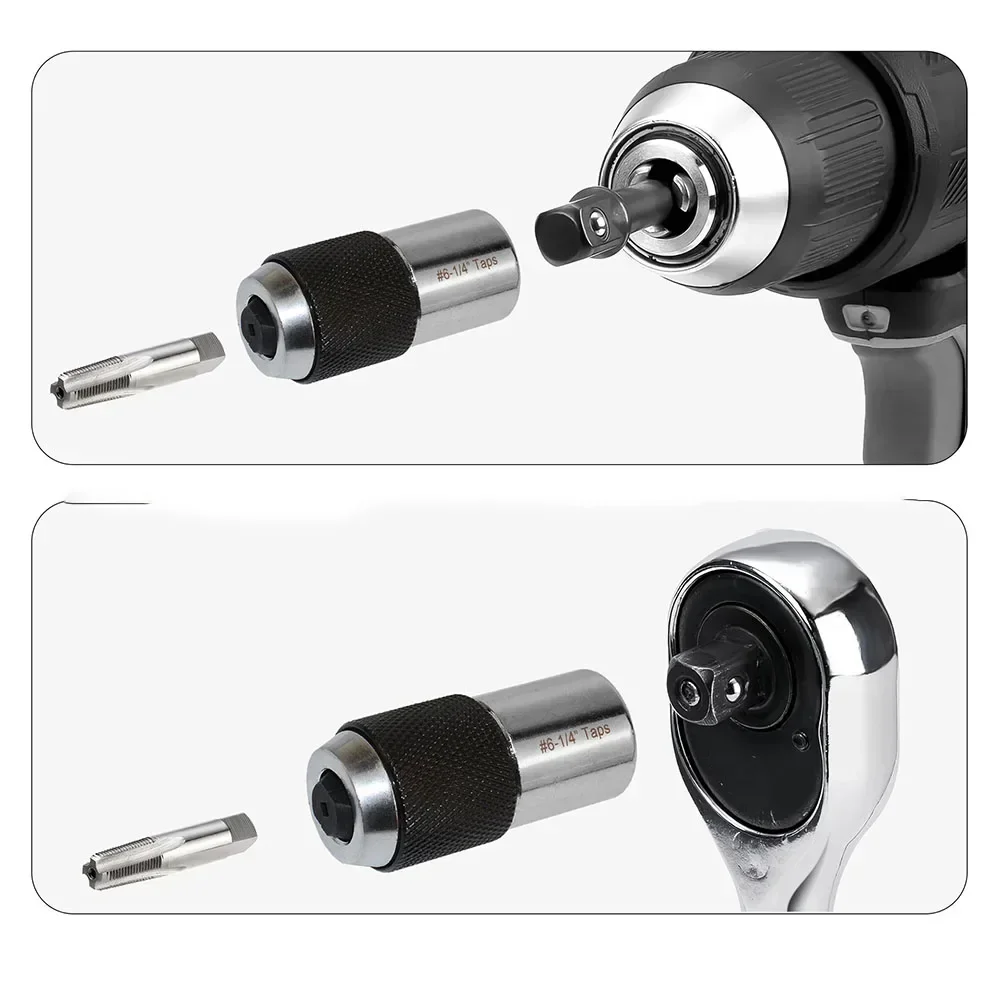 1pc Adjustable Tap Socket For Taps Reamers Screw Extractors Socket Set Extraction Tool Adjustable Jaws Hand Tools Accessories