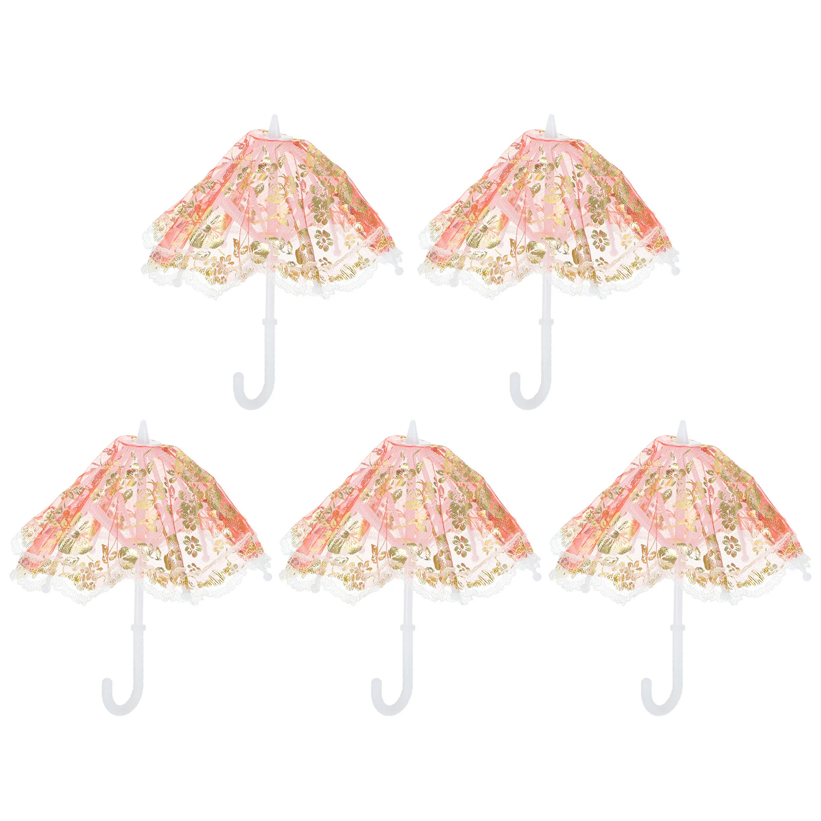 

5 Pcs Toy Kids Play House Accessories Water The Flowers Mini Parasol Toys Room Decor Child