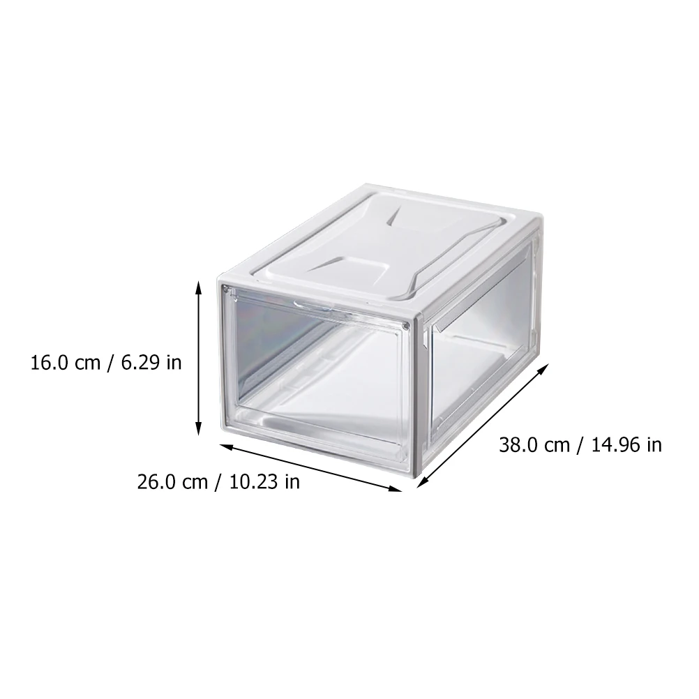

Magnetic Shoe Box Storage Case Sneaker Display Acrylic under Stairs Home Shoes Organizer