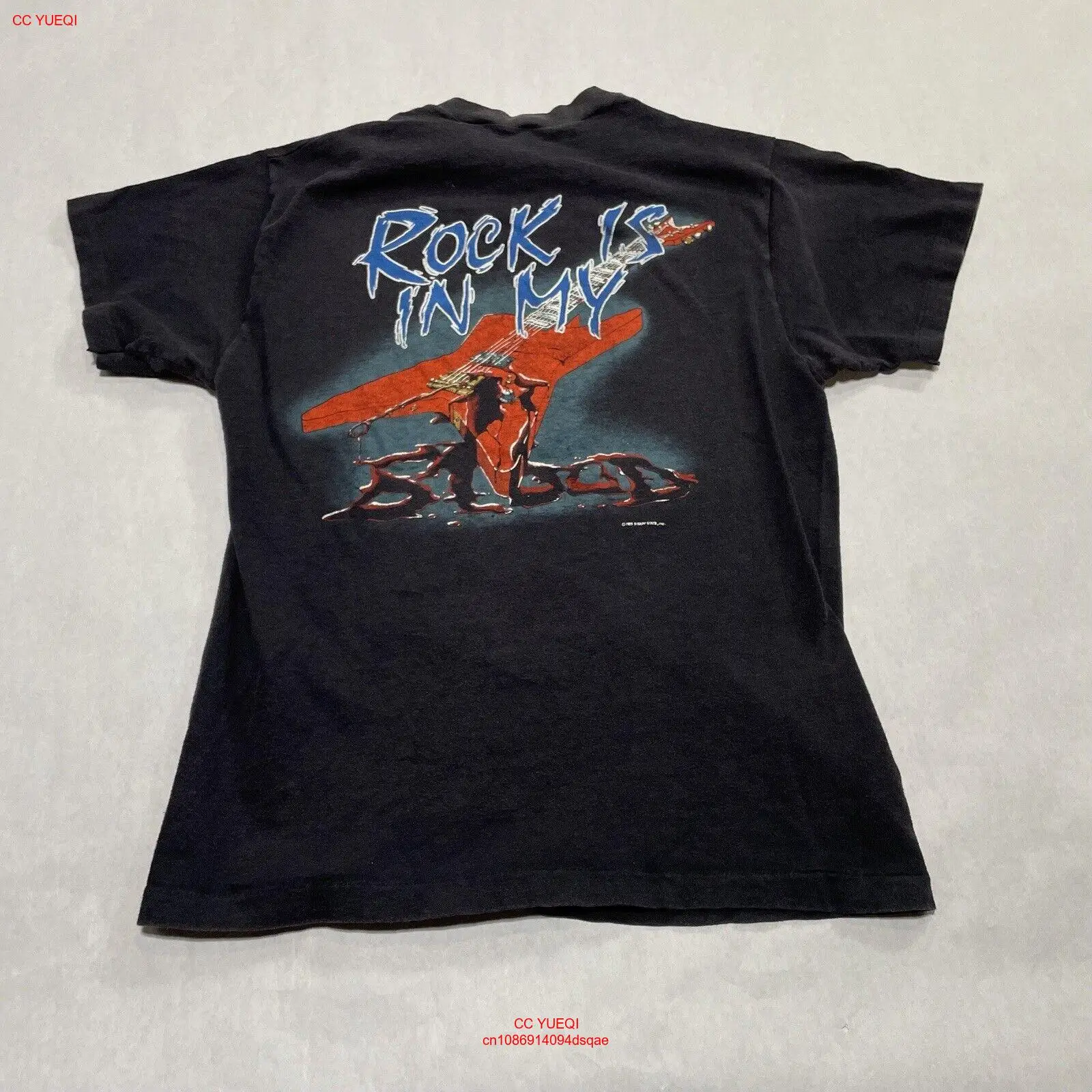 Vtg 80s футболка Sammy Hagar рок в моей крови 1984 концертная Группа Футболка