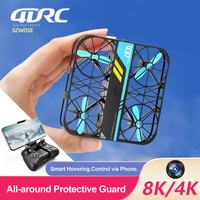 4DRC V37 New Mini 8K Drone with Camera HD Easy To Carry WiFi FPV Dron Pocket Rc Helicopter Quadcopter Grid aircraft Toys Gift