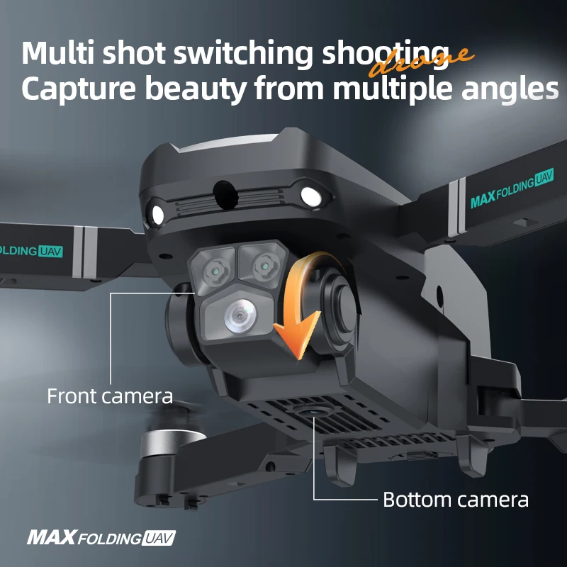 Drone Z16 PRO RC avec caméras touristes, 2.4G, WiFi, quadrirotor pliable, infrarouge, évitement d'obstacles, jouet hélicoptère RC, cadeau pour enfants