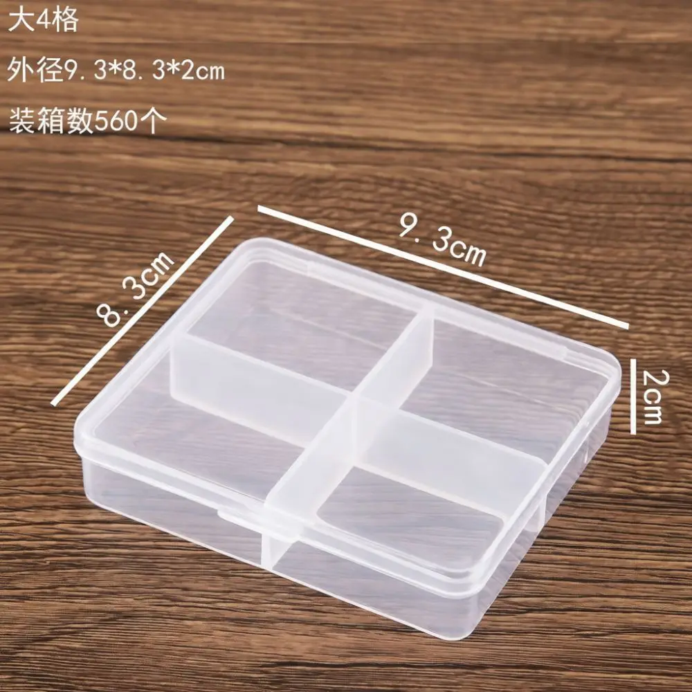 High Capacity Storage Organizer Case Clear Pp Plastic Box For Jewelry Beads Craft Tools Fishing Tackle Stationery Items