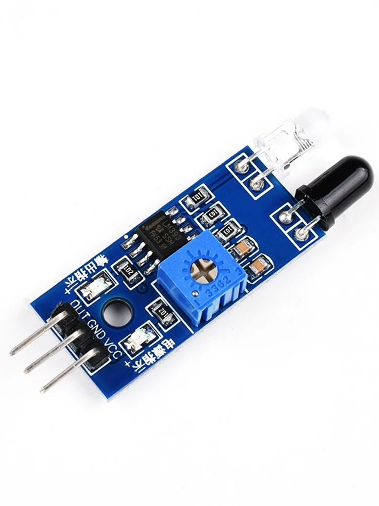 Smart Electronics Intelligenter Auto-Roboter Reflektierender Photoelektrischer 3-Pin IR Infrarot-Hindernisvermeidungssensor-Modul für Arduino DIY-Kit – Detail 3