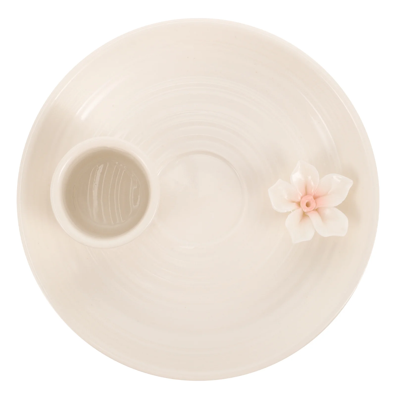 

Incense Burner Sage Tray for Burning Home Décor Products Holder Sticks Ceramic White Fragrance