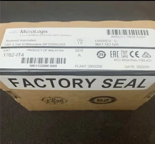 Nouveau Module 1762IT4 SER A MicroLogix Themocouple/mV scellé en usine 1762IT4