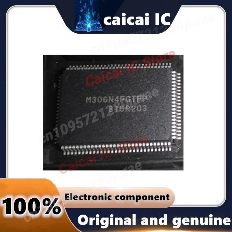1 قطعة/الوحدة M306N4FGTFP QFP-100 متحكم IC MCU رقاقة 100% جديد الأصلي في المخزون