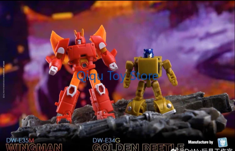 

Dr. Wu Studio DW-E35M Зеркальное изображение Crazy E34G Золотые летающие насекомые Маленькая пропорция Серия Деформационная игрушка