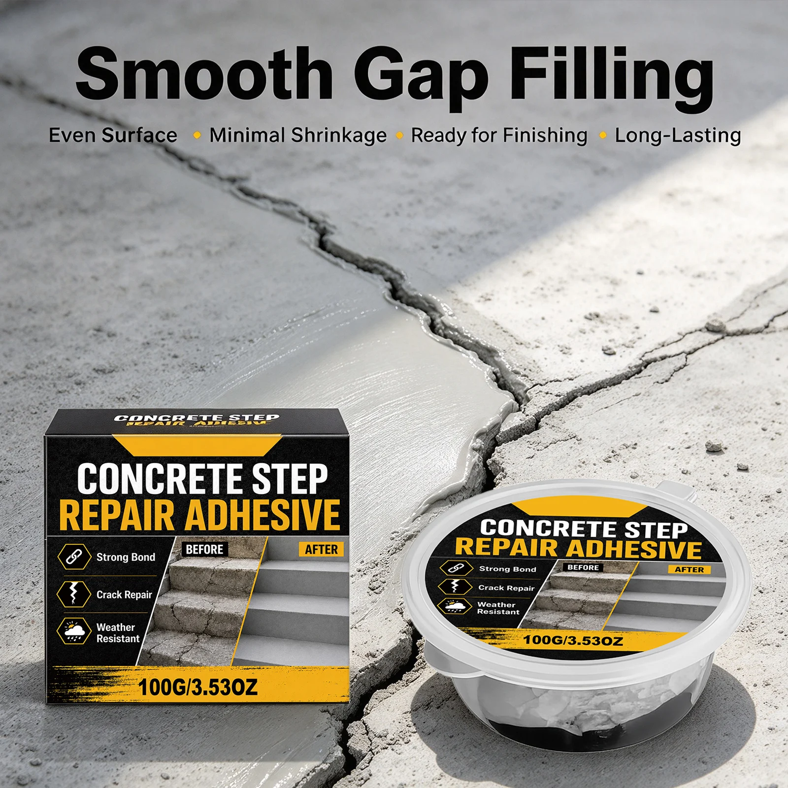 Multipurpose Anti-Leak Liquid Coating Filling Crack Waterproof Strong Bond Concrete Cracks Filler Concrete Step Repair Adhesive