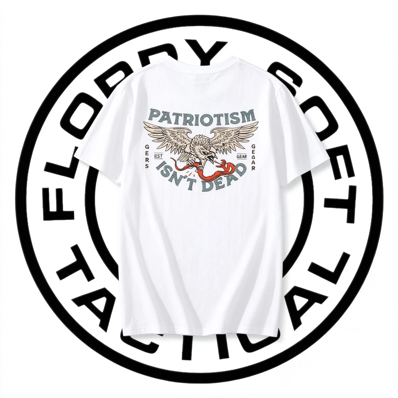 2026 New Hot Selling Military Fan Street Tee, GBRS Private Security Theme Target Print Round Neck Short Sleeve Casual Tops