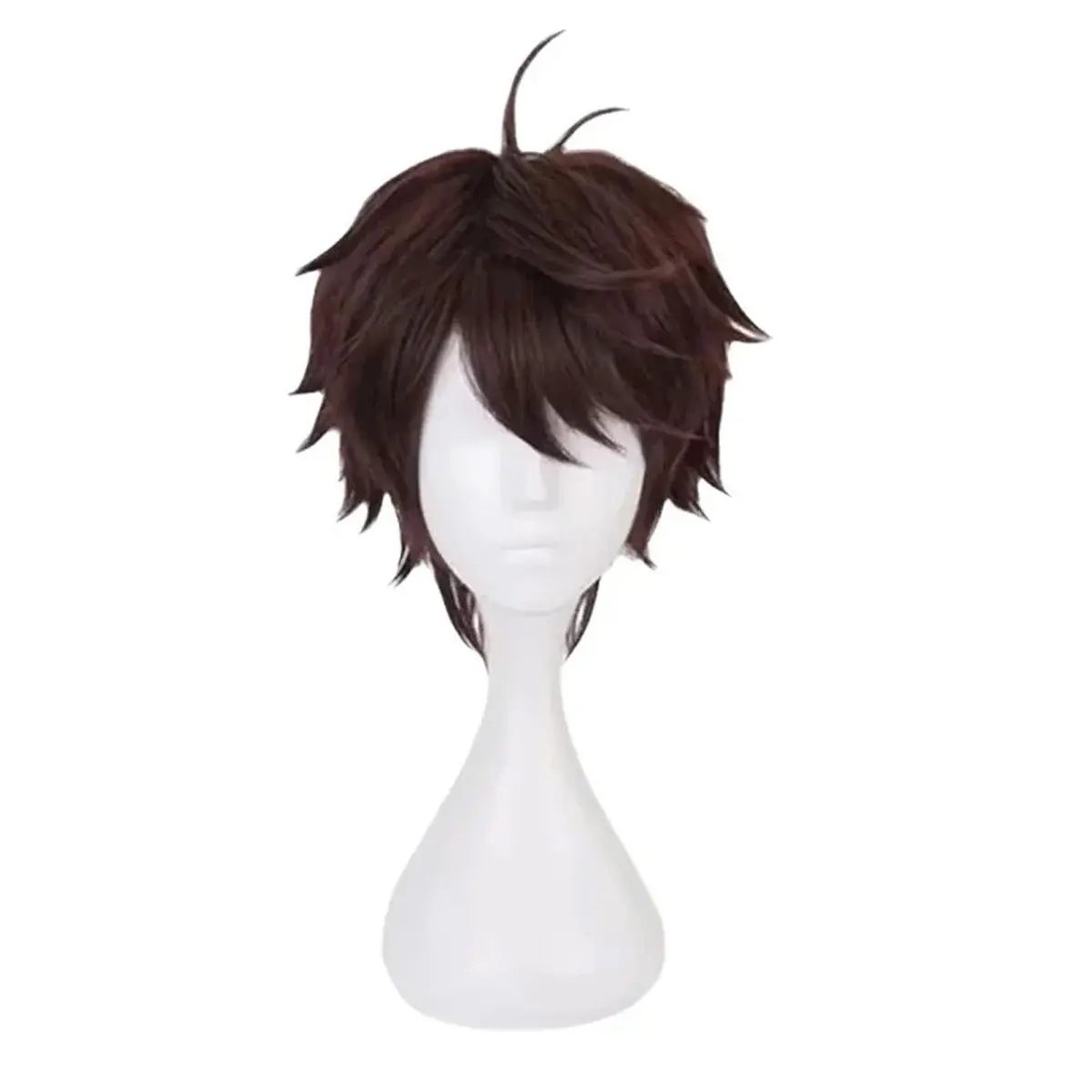 Volleyball Boy and Kawabata Cosplay Wig with Short Hair Curled Up Synthetic Fiber Wig image 5