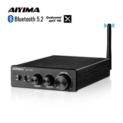 AIYIMA-Amplificador DE POTENCIA A07 PRO TPA3255, altavoz estéreo con Bluetooth 2,0, Amplificador HiFi APTX Home Audio Amp 300Wx2