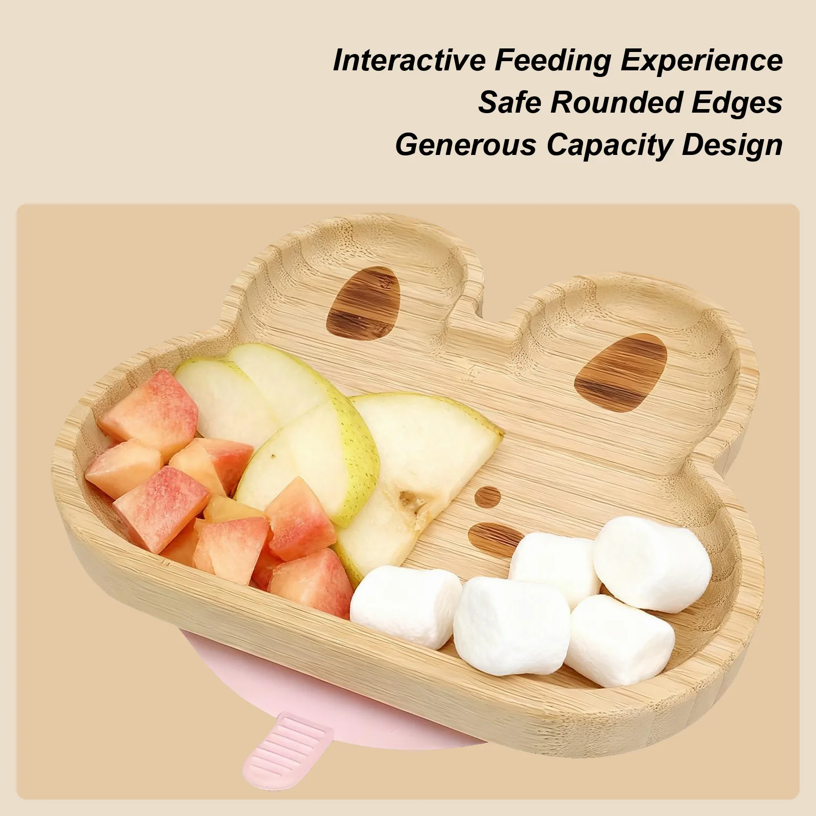 

Kids Dinner Set Cartoon Compartment Plate And Placemat Children Compartment Tableware Set For Camping Outdoor Dining Travel