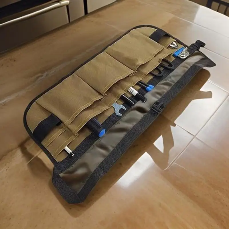 W8KB Professional Canvas Tool Bag Tool Herrol delantera con conveniente bolsillo almacenamiento para ventana Tint Tool